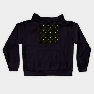 Art Deco Gold, Black and Blue Pattern Kids Hoodie